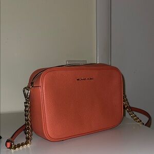 Michael Kors Vibrant Orange Crossbody Bag